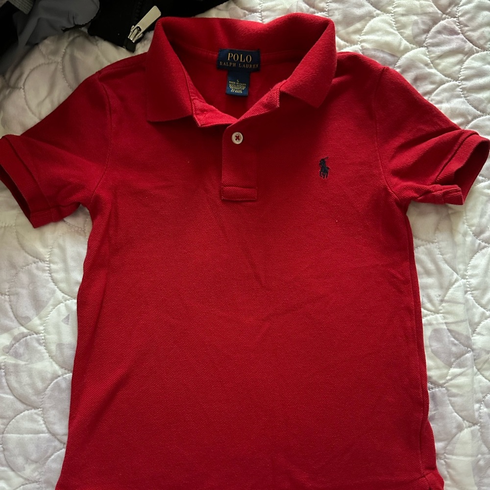 Red Polo shirt